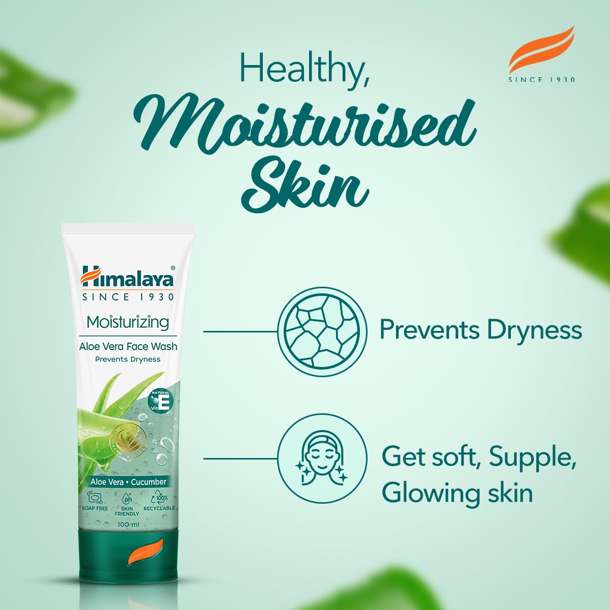 Himalaya Moisturizing Aloe Vera Face Wash, 200ml