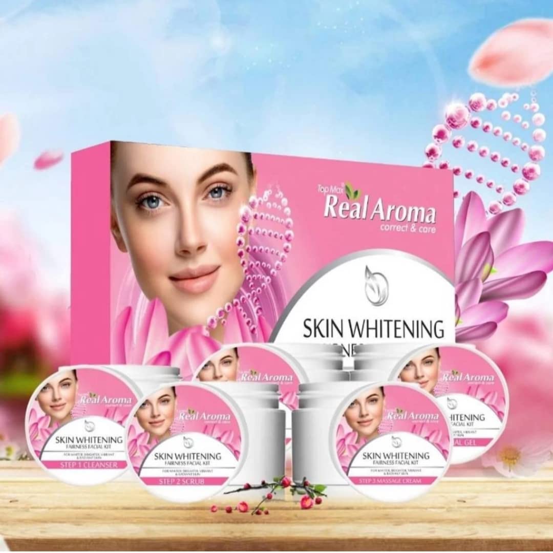 Top Max real aroma Skin Whitening Fairness Facial Kit, Pack of 1
