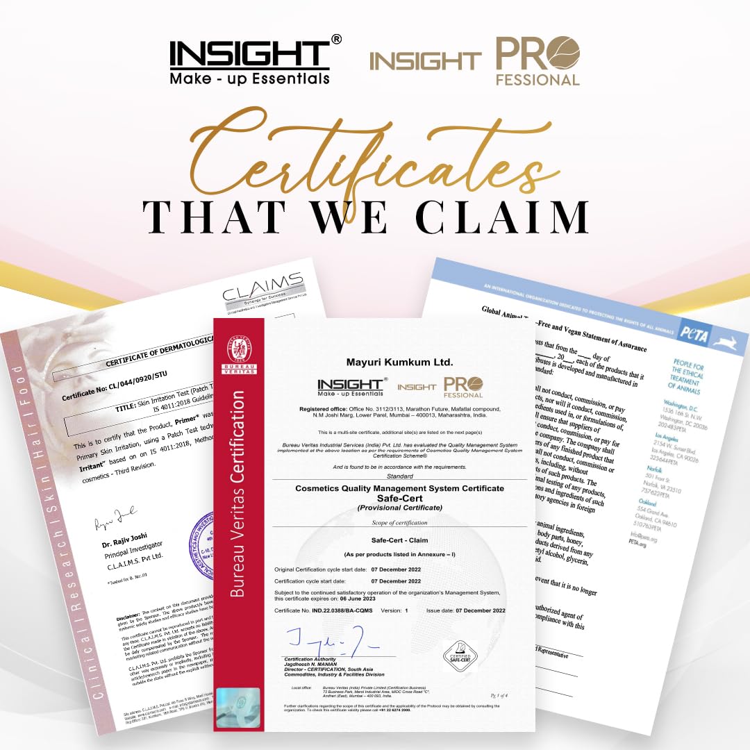 INSIGHT Cosmetics Pro Concealer Palette Waterproof Concealer With Full Coverage |Easily Blendable Concealer| 3 In 1 Palette- Conceal Corect & Contour | Crease Resistance |Long Lasting |Oil Control