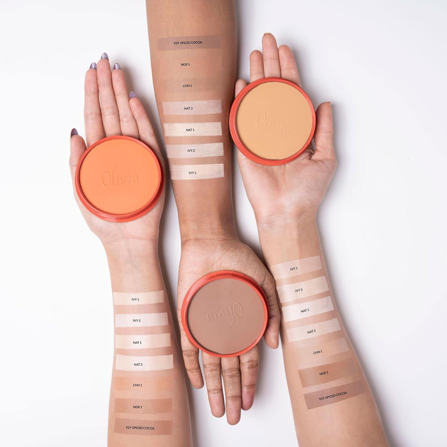 Olivia Waterproof Natural Honey Makeup Cream Concealer Pan Cake, Medium Coverage, For All Skin Types (25G, Shade No.24)