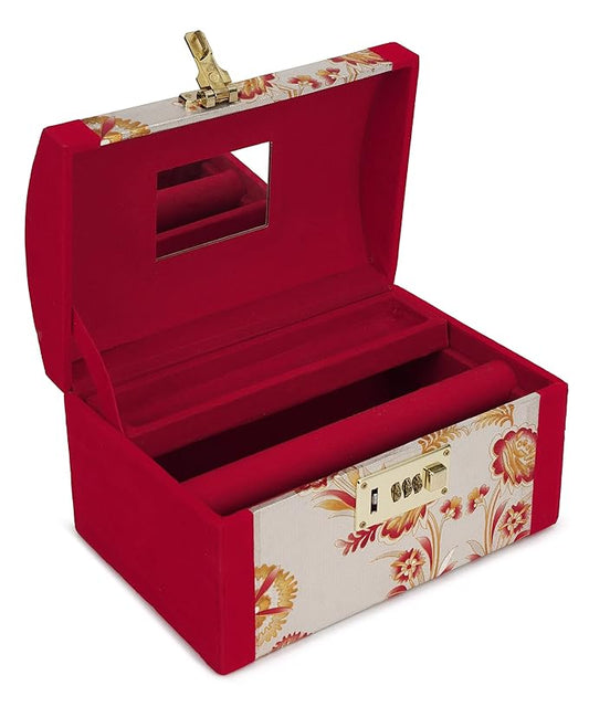 Vararo Palki Box/Cosmetic/Bangle Kit in heavy Hard Coated Material With Lock Make Up Vanity Box Jewellery Box, Vanity Box Vanity Box (Multicolor)
