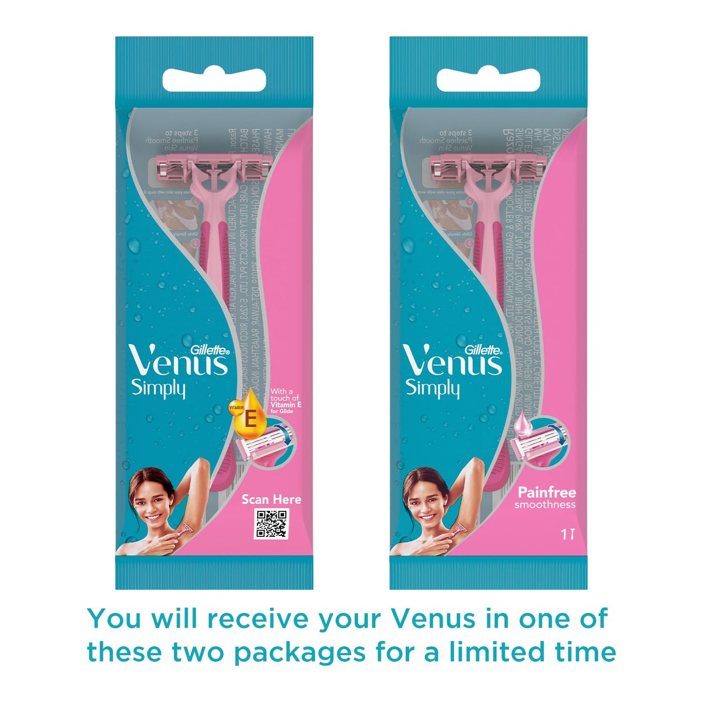 Gillette Simply Venus 3 Hair Removal Razors for Women