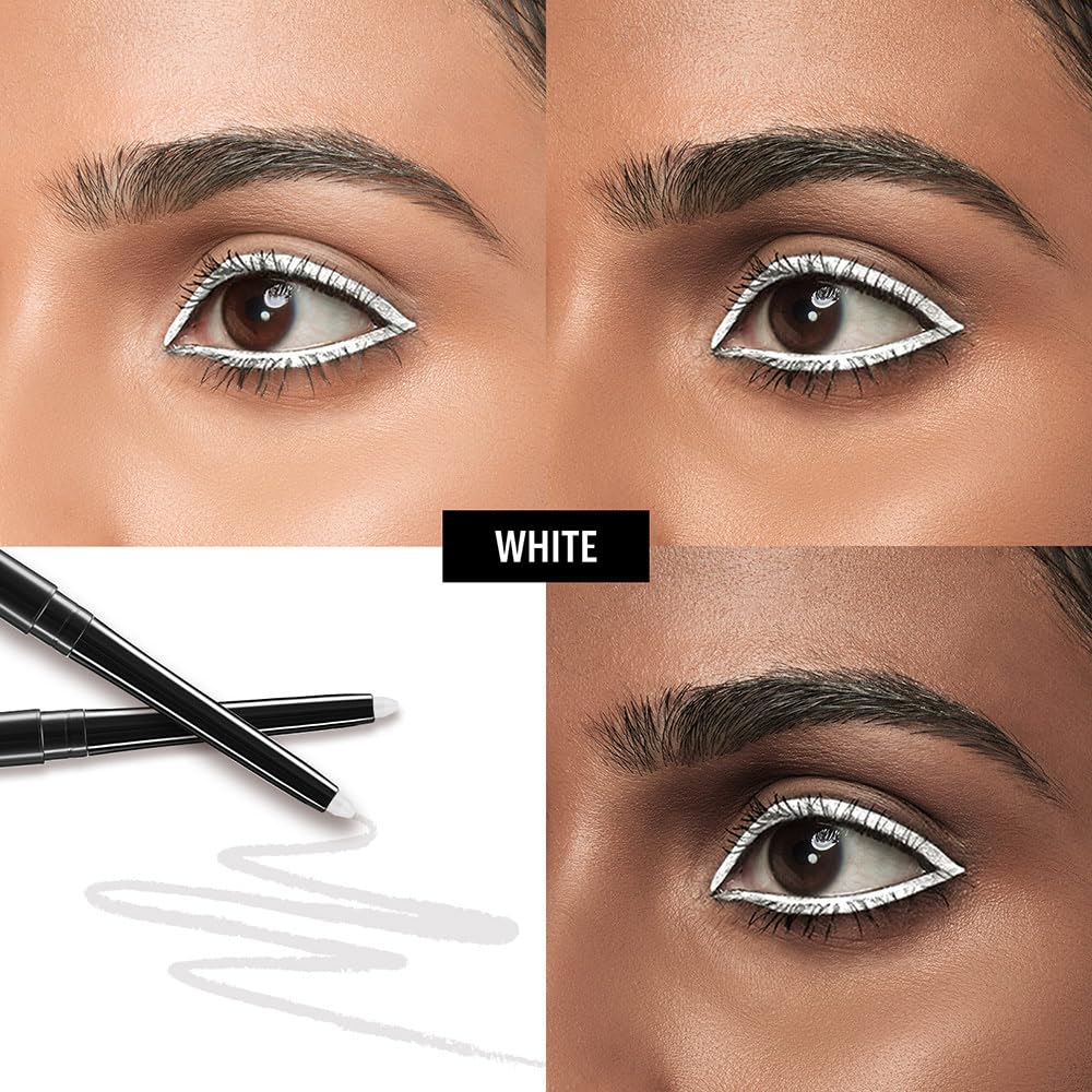 LAKMÉ Eyeconic Black Kajal 0.35 g (Combo Pack of 2) Matte Kohl Liner in a Twist Up Pencil - Waterproof, Smudge Proof & Long Lasting Eye Makeup
