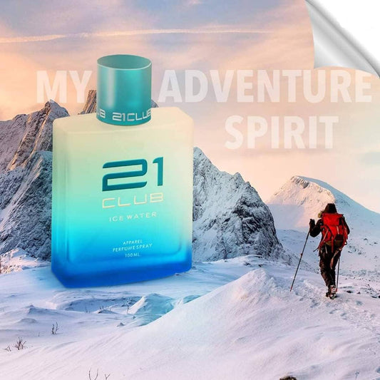 21 Club Ice Water Eau De Perfume Long Lasting EDP for Men and Women 100ml