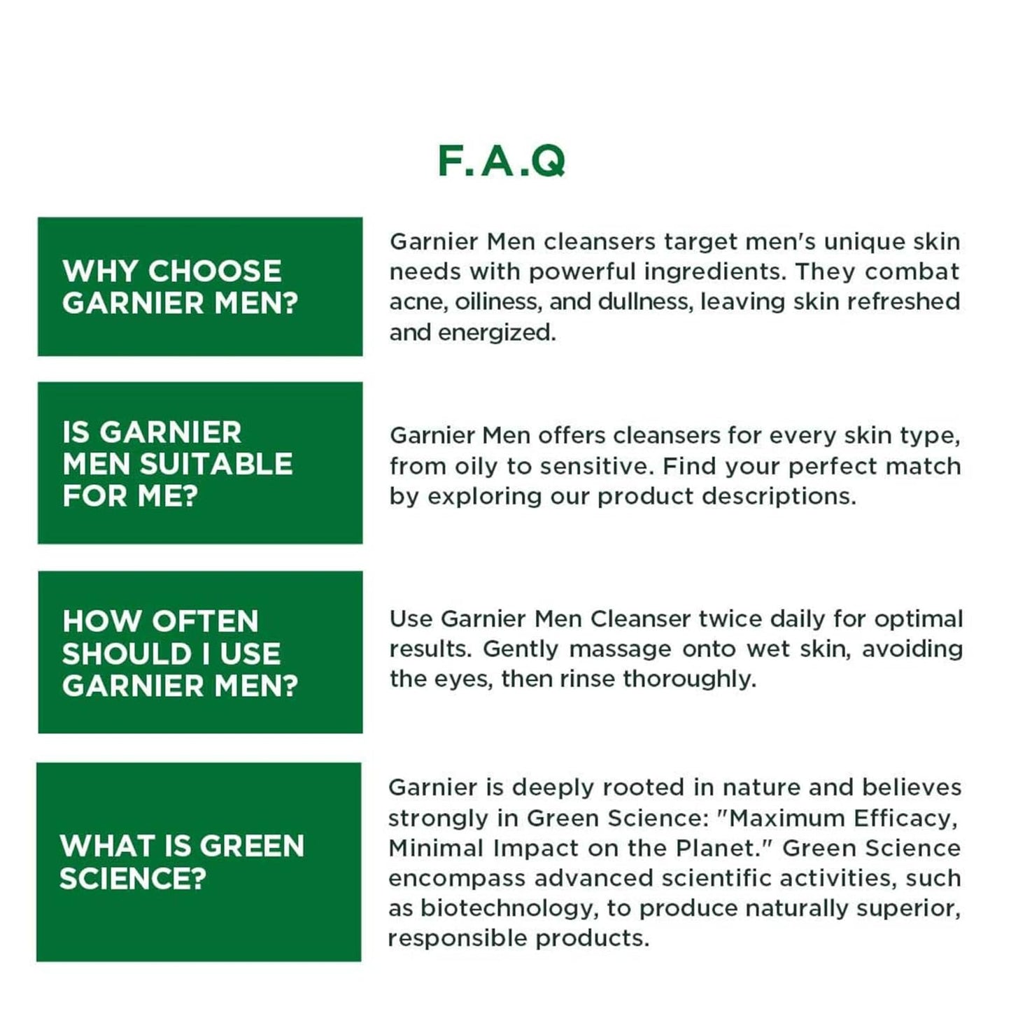 Garnier Men, Anti-Pimple Face Wash, Repairs Skin & Balances Oils, AcnoFight, 100 g