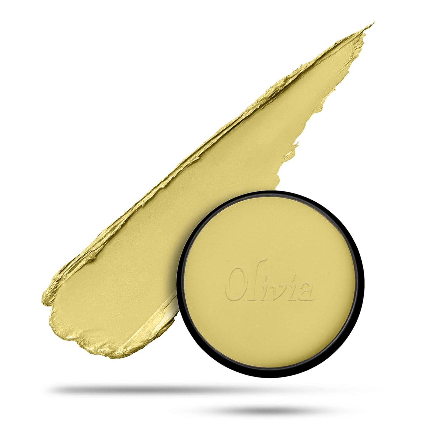 Olivia Waterproof Natural Honey Makeup Cream Concealer Pan Cake, Medium Coverage, For All Skin Types (25G, Shade No.24)