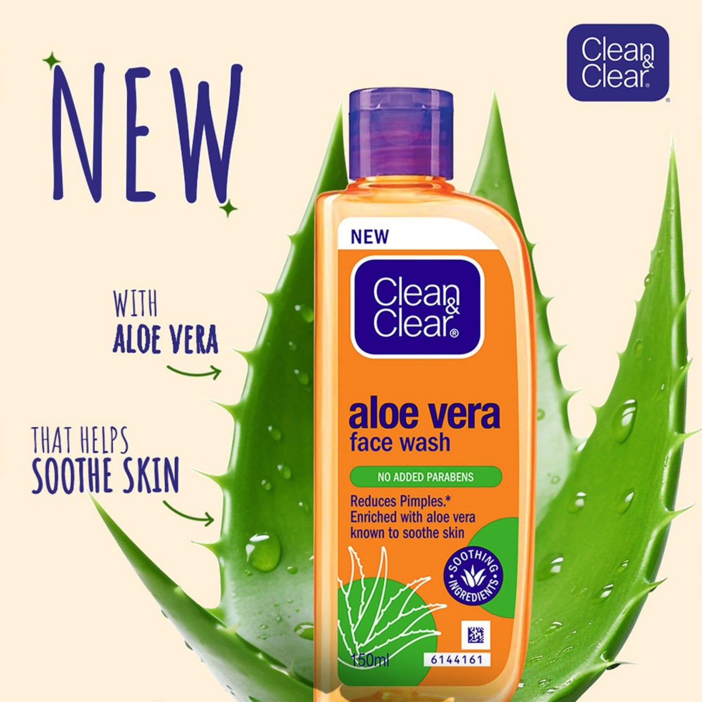 Clean & Clear Foaming Face Wash For Oily Skin, 150ml