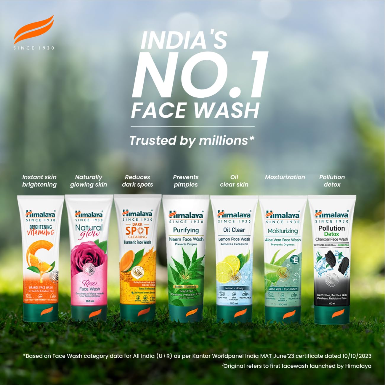 Purifying Neem Face Wash, 200 ml Tube Pack | Soap Free | Paraben, Phthalates free | Best for Acne Prone Skin | Eliminates Pimples