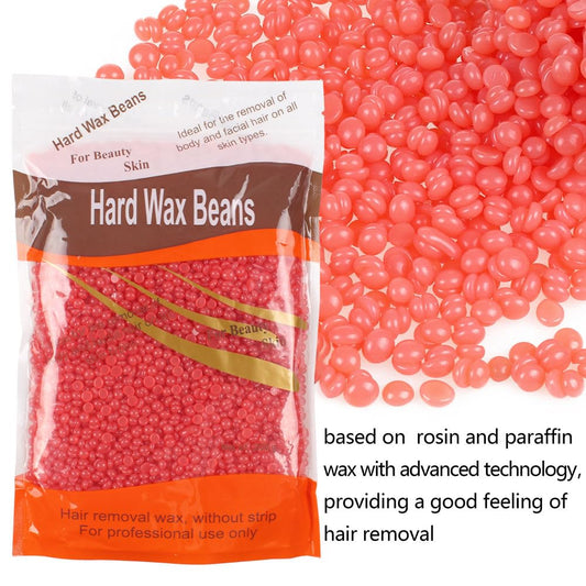 Plenteous Hard Wax Beads, 100G Painless Hard Wax Beans with 10 Applicators, Professional Wax Beads for Eyebrow, Armpit, Bikini, Back, Chest, Legs, Painless Hair Removal. (Strawberry)