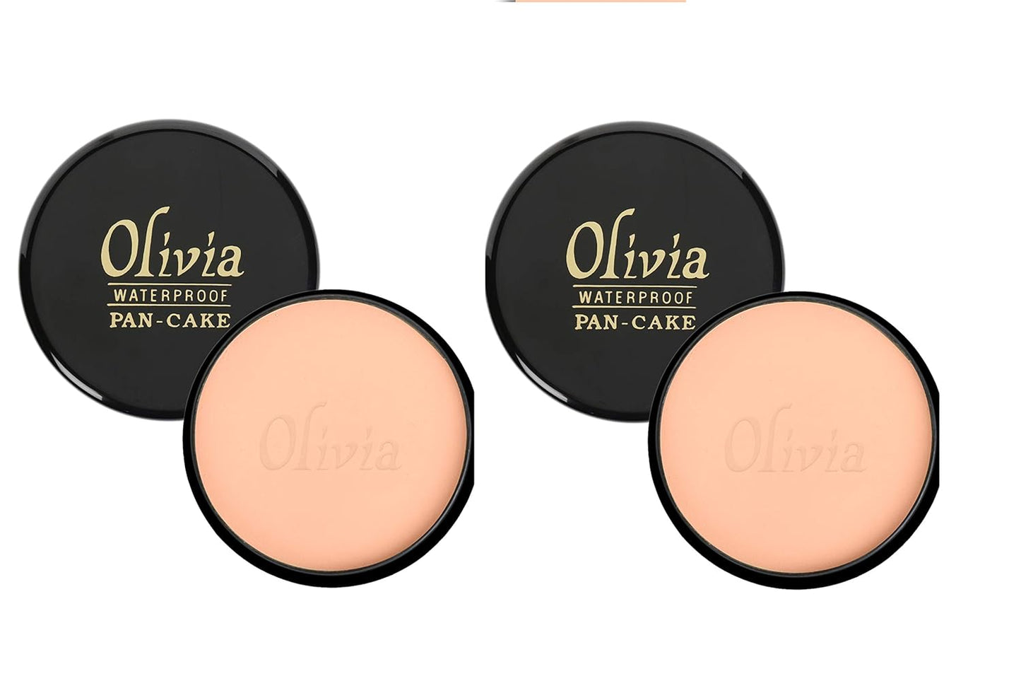 Olivia Waterproof Natural Honey Makeup Cream Concealer Pan Cake, Medium Coverage, For All Skin Types (25G, Shade No.24)