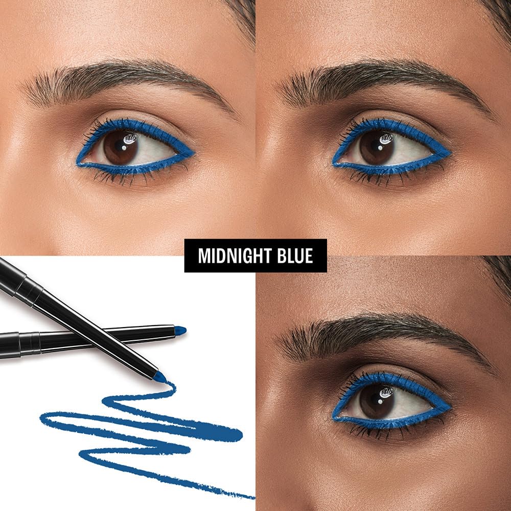 LAKMÉ Eyeconic Black Kajal 0.35 g (Combo Pack of 2) Matte Kohl Liner in a Twist Up Pencil - Waterproof, Smudge Proof & Long Lasting Eye Makeup