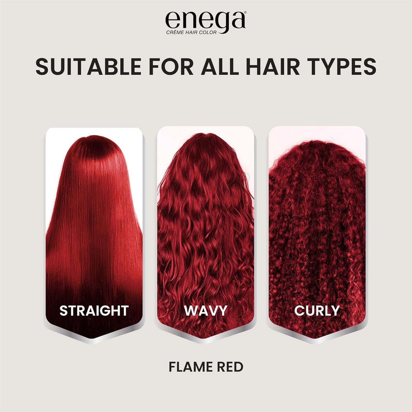 Enega No Ammonia Grey Coverage Long Lasting Creme Hair Color with Argan Oil & Green Tea Extract - Pack of 1(150 ML) (Golden Blonde)