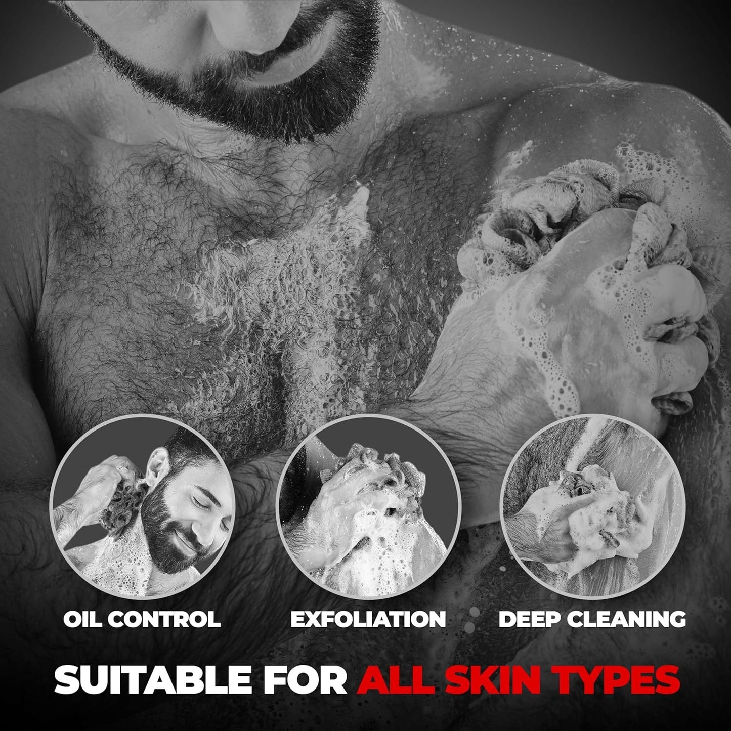 Beardo De-Tan Body Wash for Men, 200ml | Tan Removal and Caffeine Body Wash | Detan With Coffee & Aloe Extracts | For Body & Face | Refreshing Fragrance