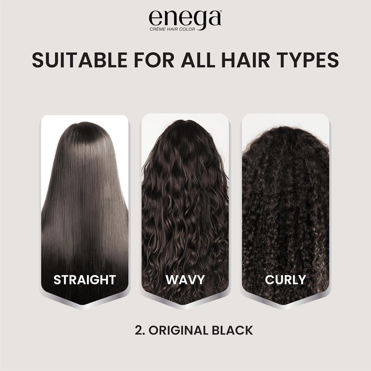 Enega No Ammonia Grey Coverage Long Lasting Creme Hair Color with Argan Oil & Green Tea Extract - Pack of 1(150 ML) (Golden Blonde)