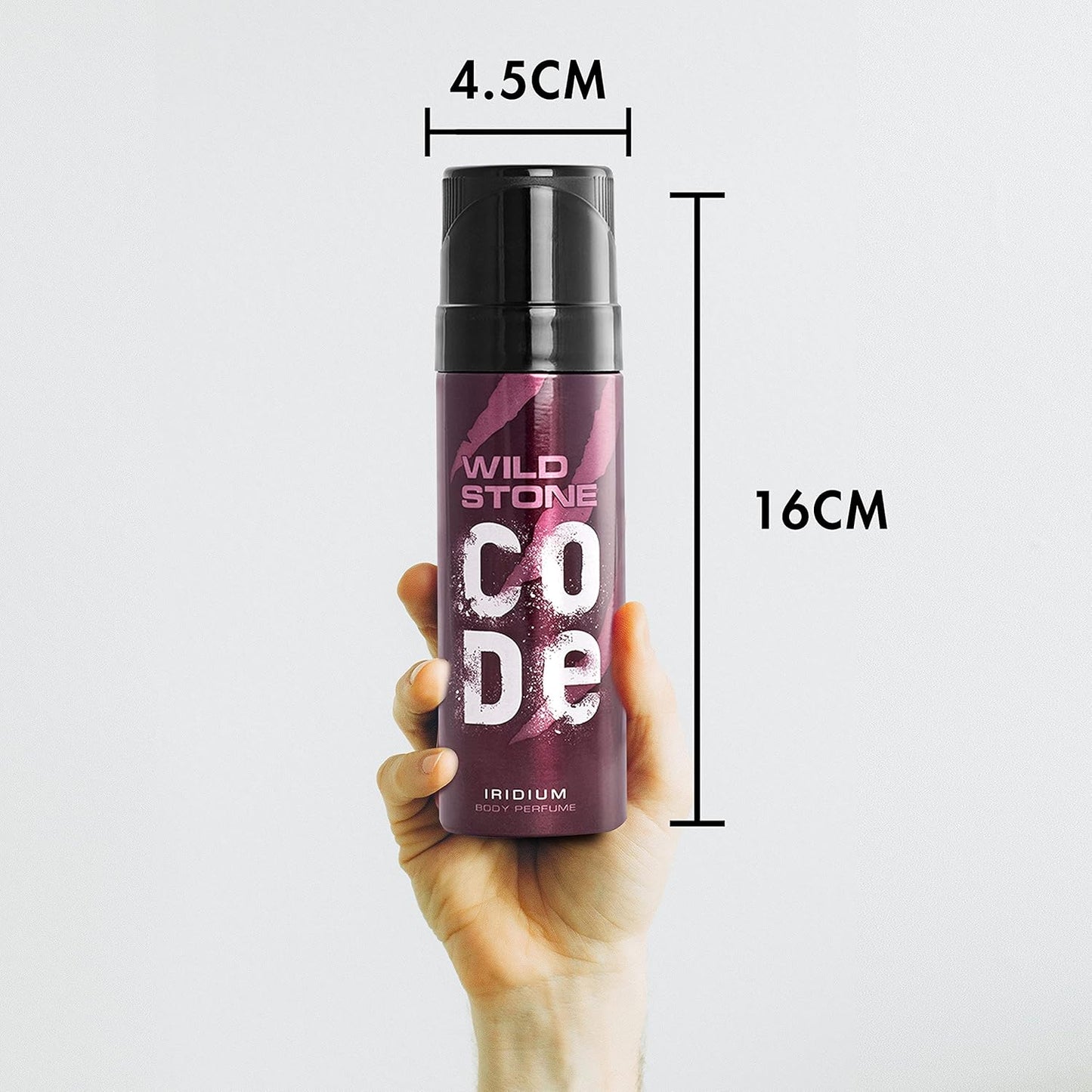 WILD STONE CODE Titanium Long Lasting No Gas Body Perfume For Men, 150Ml, Spray