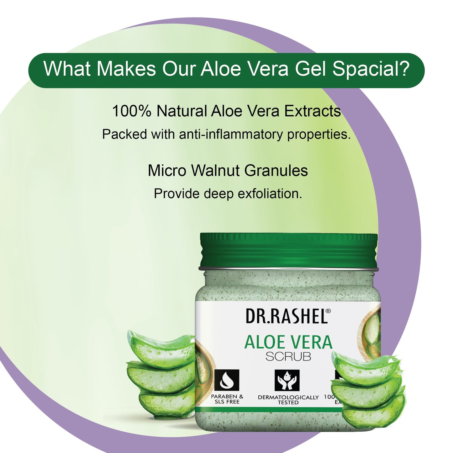 Aloe Vera scrub (Pack Of 2) - 45ml