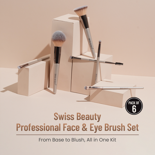 Professional Face & Eye Brush Set