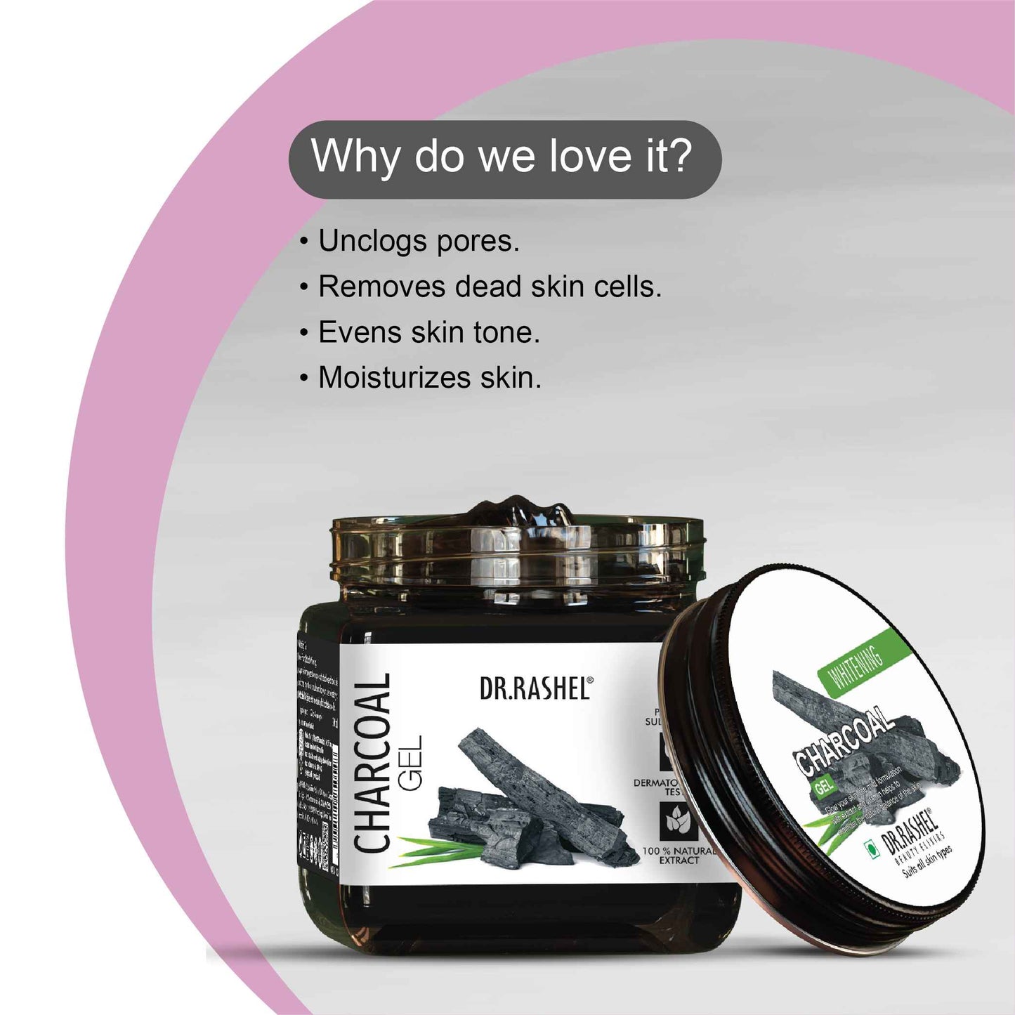 Charcoal Gel- 380 Ml