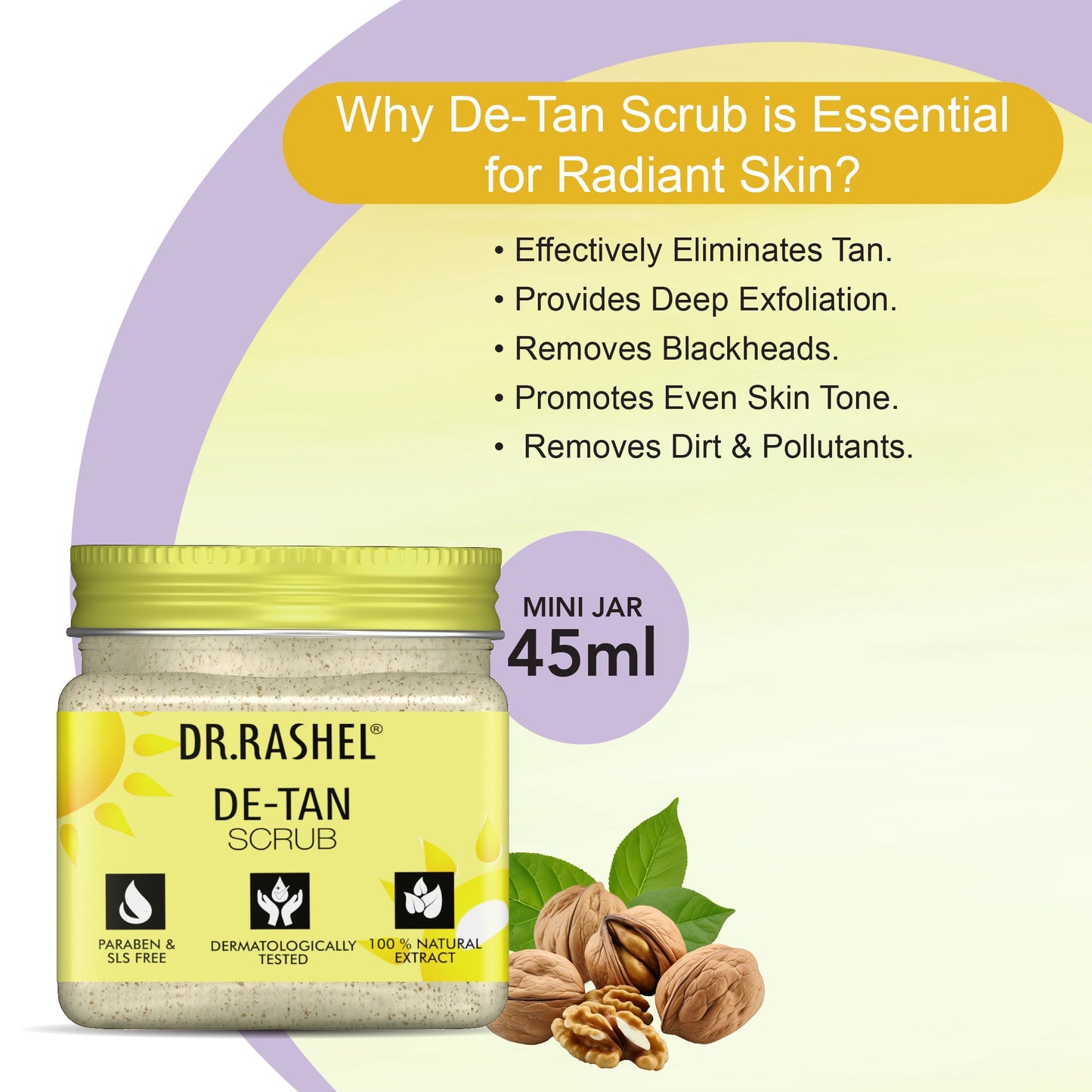 Detan Scrub (Pack Of 2) - 45ml