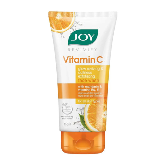 Joy Skin Brightening Vitamin C Face Wash For Oily Skin - Fades Dark Spots & Repairs Skin Barrier (50ml)