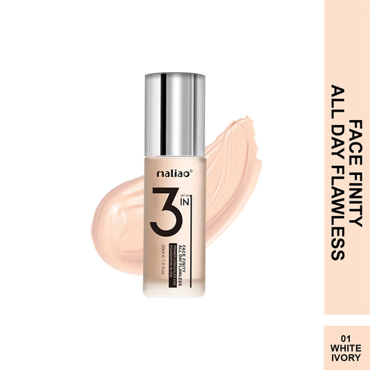 Maliao 3-in-1 Face Finity Primer, Concealer & Foundation