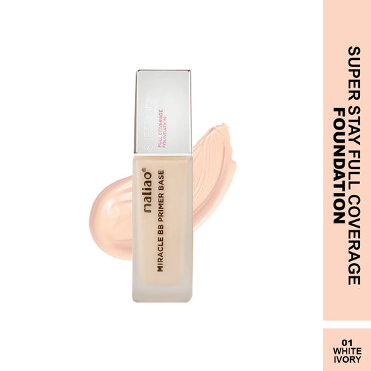 Maliao Super Stay Full Coverage Miracle BB Primer Base Foundation - Ultimate Beauty Fusion