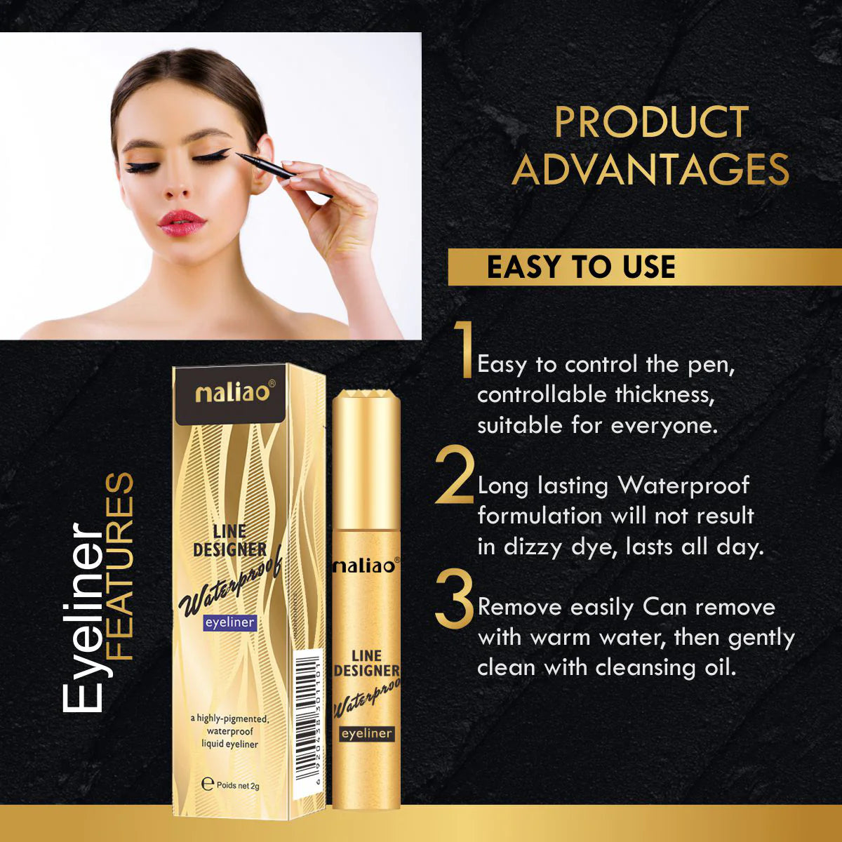 Maliao Eyeliner Line Designer Waterproof