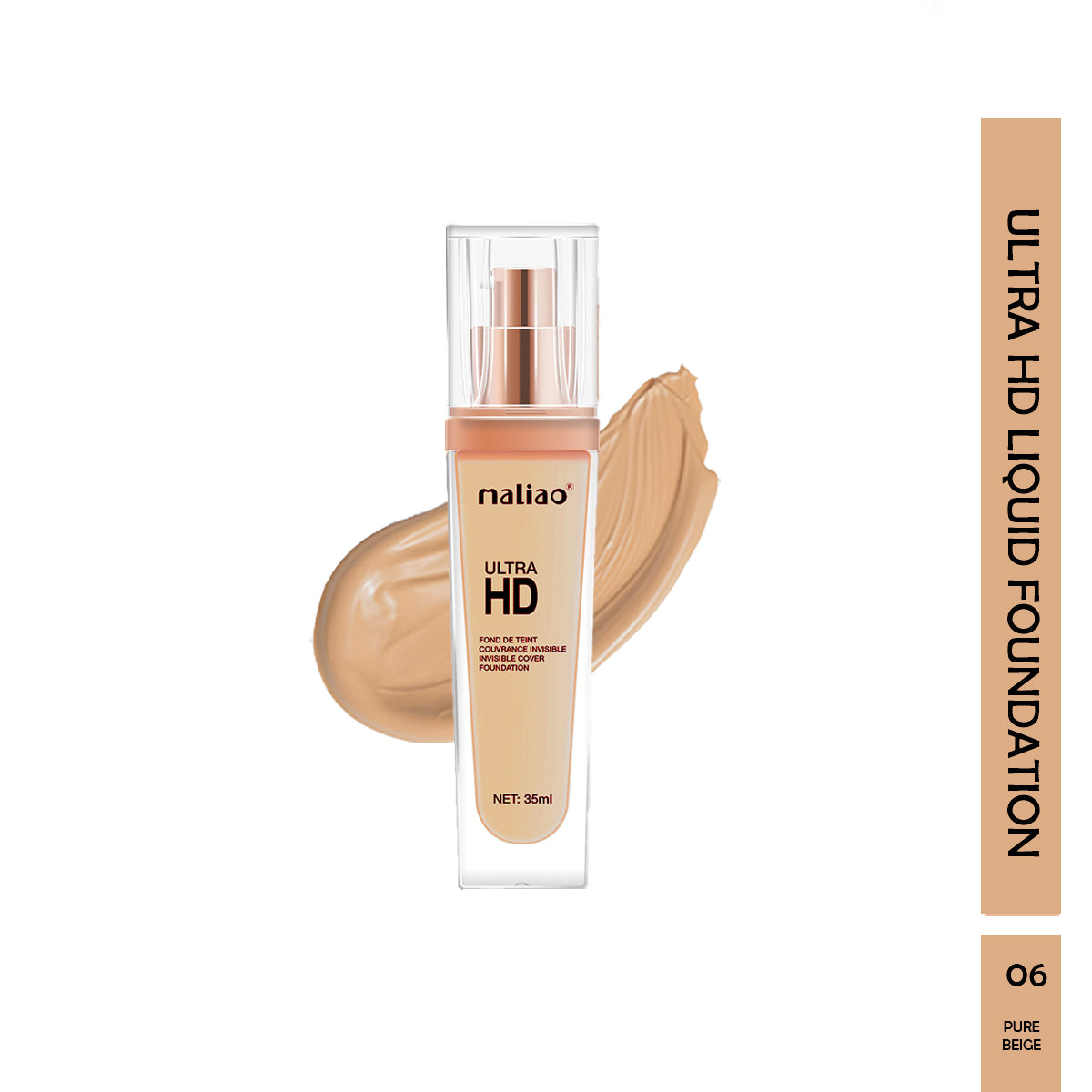 Maliao Ultra HD Invisible Cover Foundation