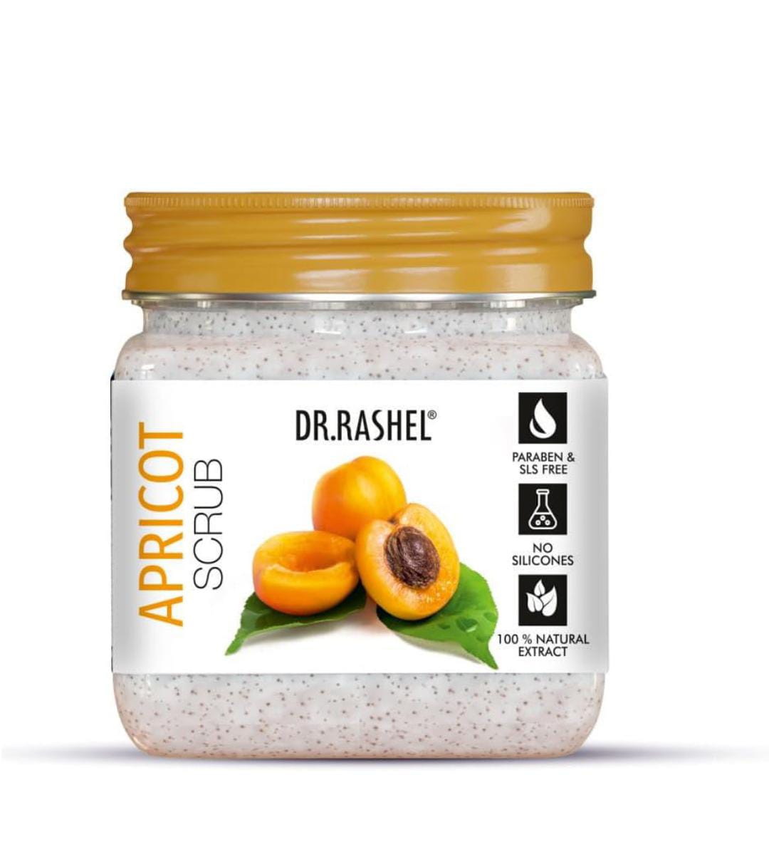 DR.RASHEL scrubs/ Fruit scrub/ DE-Tan scrub/ UBTAN scrub/ CHARCOAL Scrub/ APRICOT scrub/ RICE WATER scrub/MULTANI MITTI scrub/ PERAL scrub/ KOREAN GLASS SKIN scrub