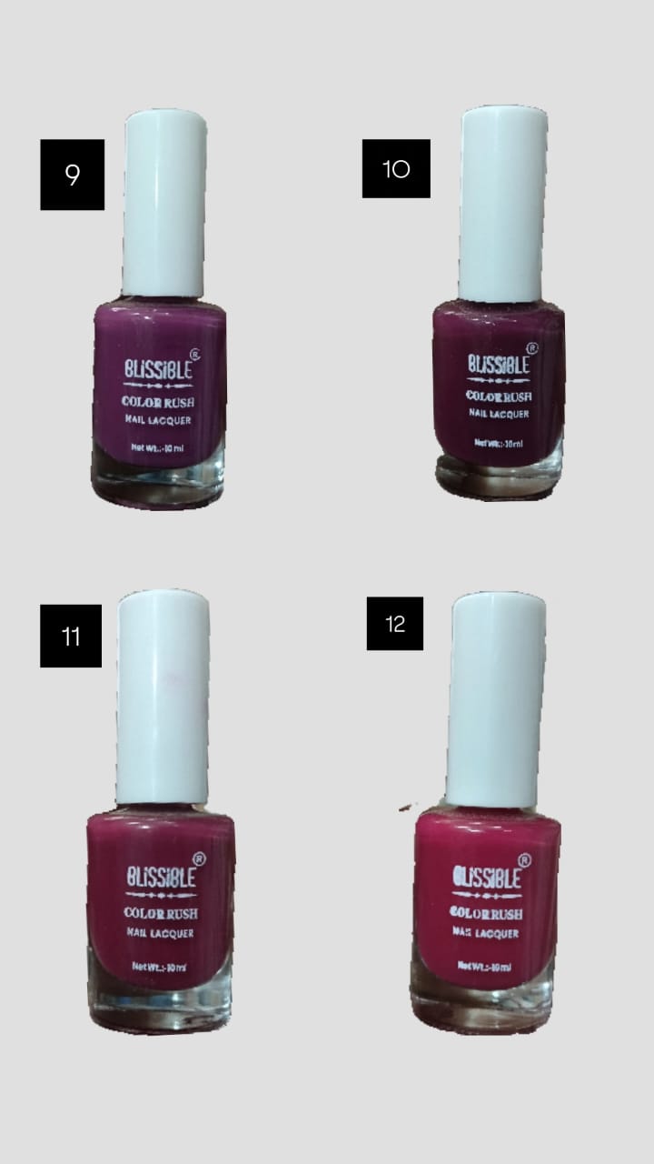 Blissible nail enamel Nail Paint/ Long Lasting