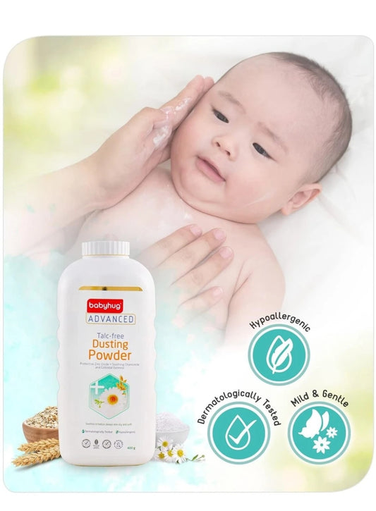 Babyhug Advanced Talc-free Dusting Powder/ Mild and gentle