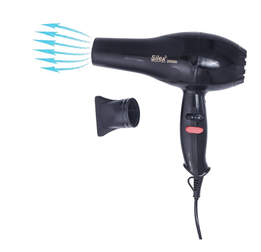 Silex 2000 W Instant Heat Up Time/Cold, Hot, Warm/KL-6130 / Colour Black/ 230 V/ Made in India