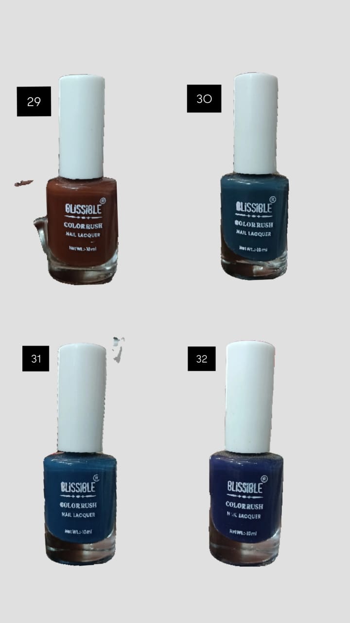 Blissible nail enamel Nail Paint/ Long Lasting