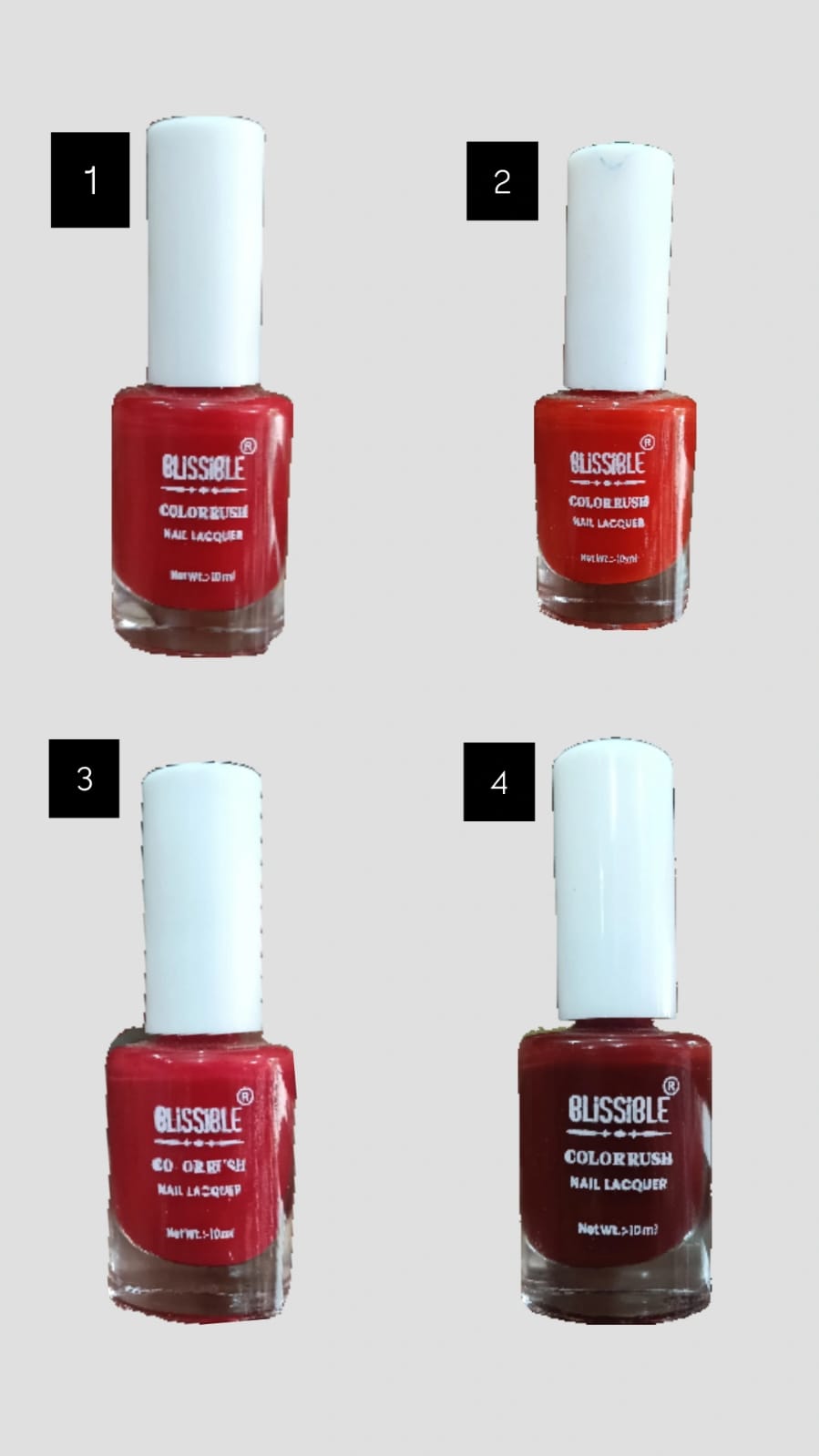 Blissible nail enamel Nail Paint/ Long Lasting
