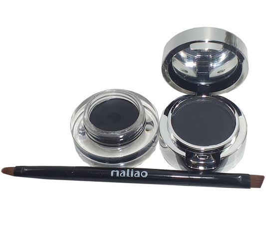 Malio Eyebrow Cake with Gel Kajal 4g (black)