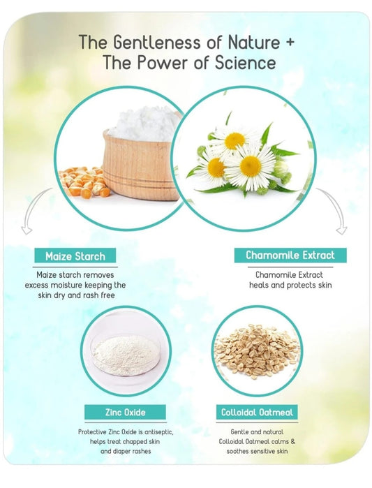 Babyhug Advanced Talc-free Dusting Powder/ Mild and gentle