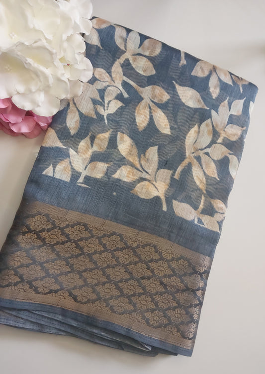 Women crystal Cotton saree