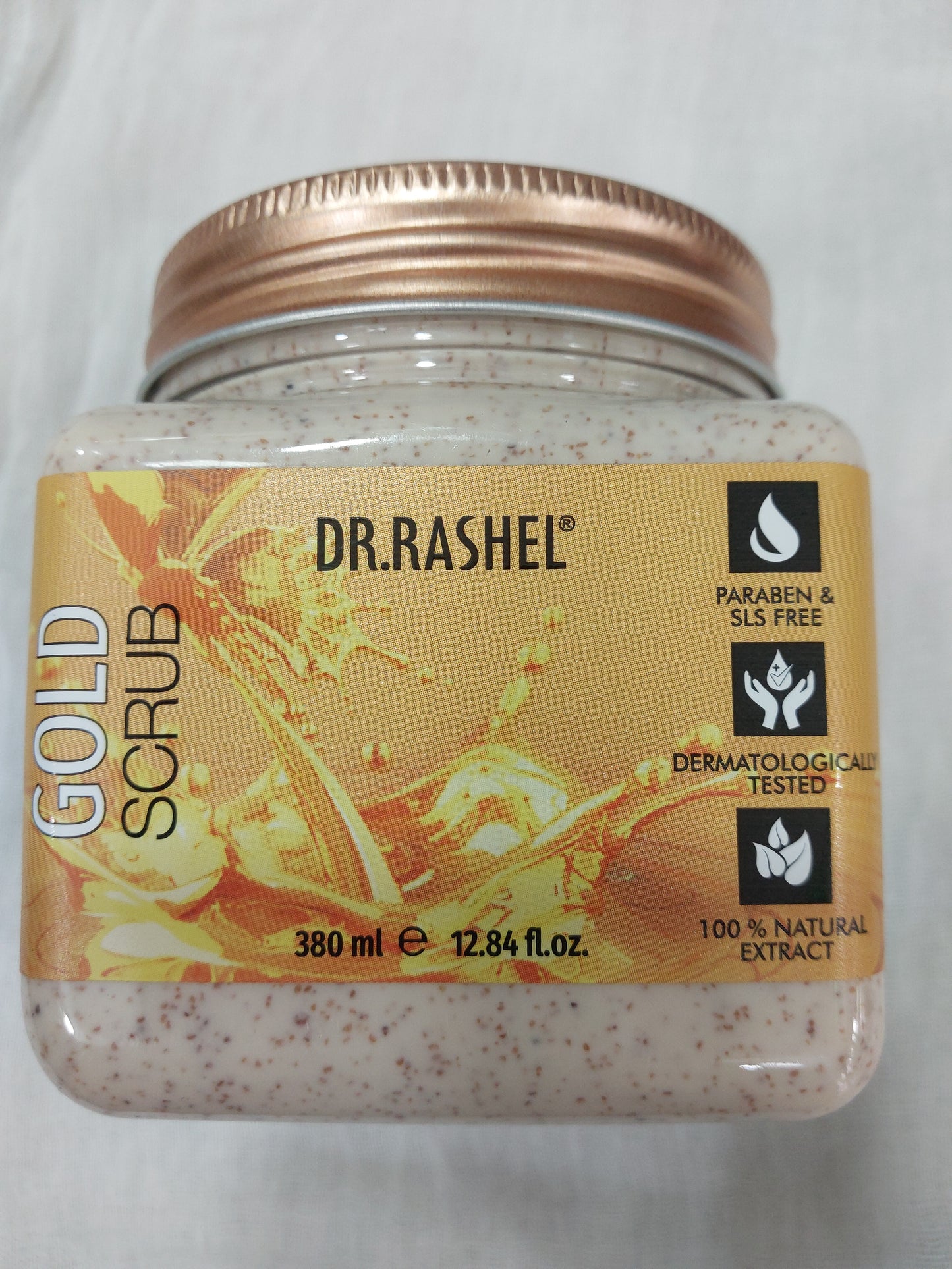 DR.RASHEL scrubs/ Fruit scrub/ DE-Tan scrub/ UBTAN scrub/ CHARCOAL Scrub/ APRICOT scrub/ RICE WATER scrub/MULTANI MITTI scrub/ PERAL scrub/ KOREAN GLASS SKIN scrub