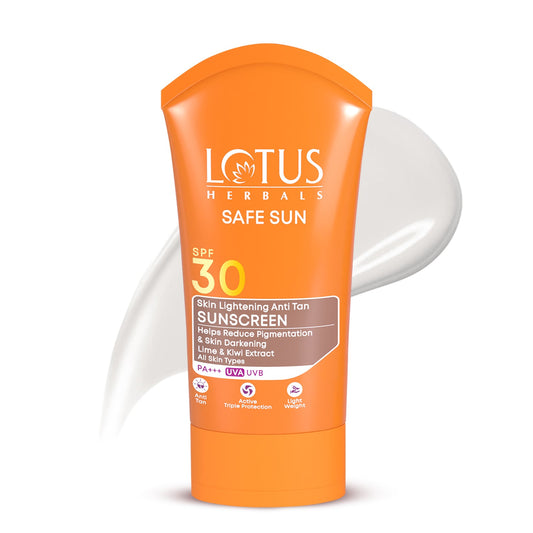 Lotus SAFE SUN Skin Lightening SUNSCREEN SPF-30 75g