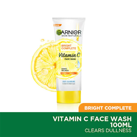 Garnier Bright Complete VITAMIN C Facewash (100gm)