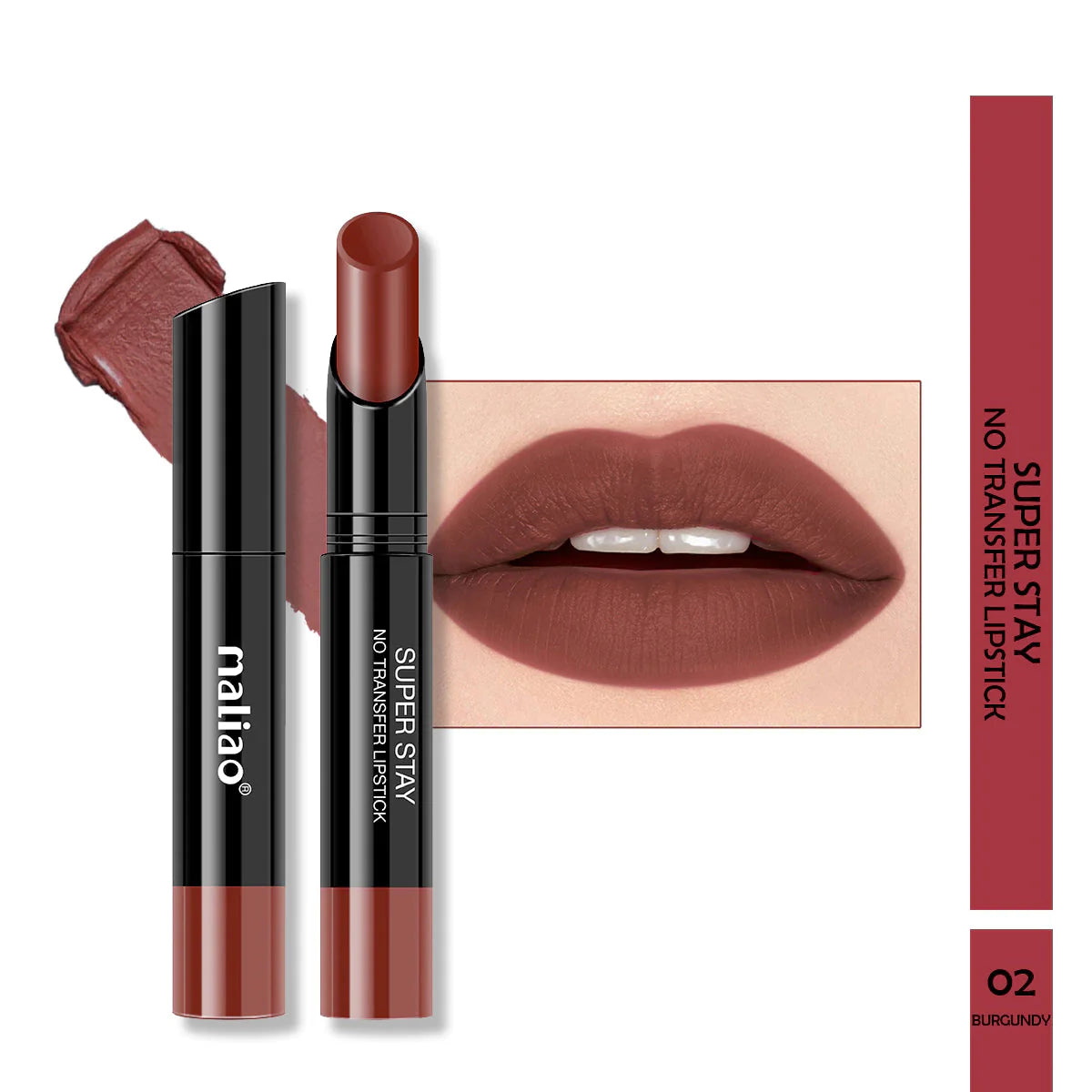 Maliao Super Stay No Transfer Lipstick