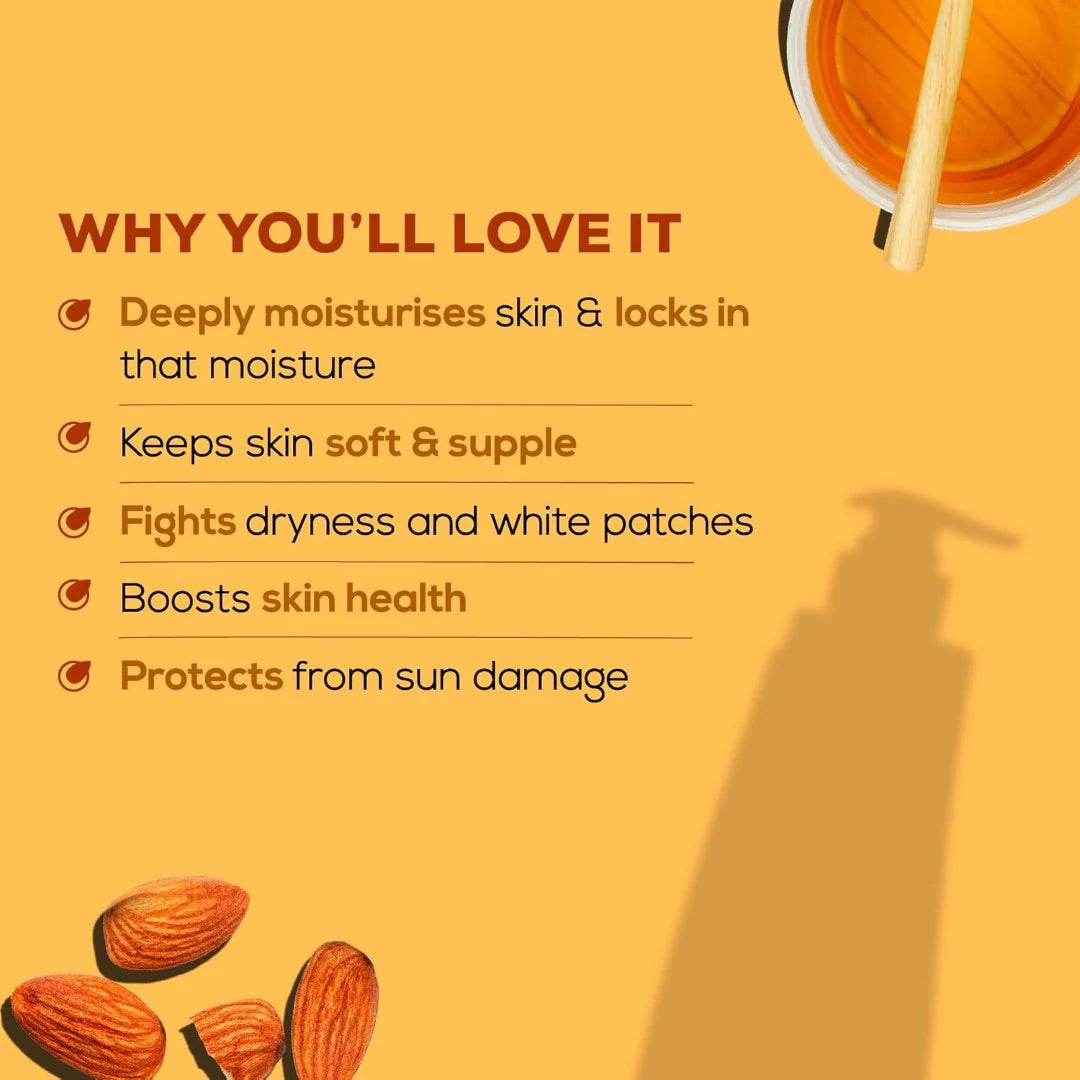 Joy Honey & Almonds Advanced Nourishing Body Lotion (750ml) | Body Moisturizer With Vitamin E - Reduces Fine Lines, Wrinkles & Prevents Dryness | Hydrates & Retains Moisture | Suitable for Men & Women