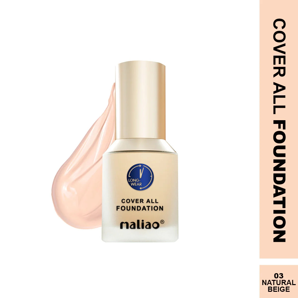 Maliao Cover All Foundation - Long-Wearing Oil Control for Flawless Beauty