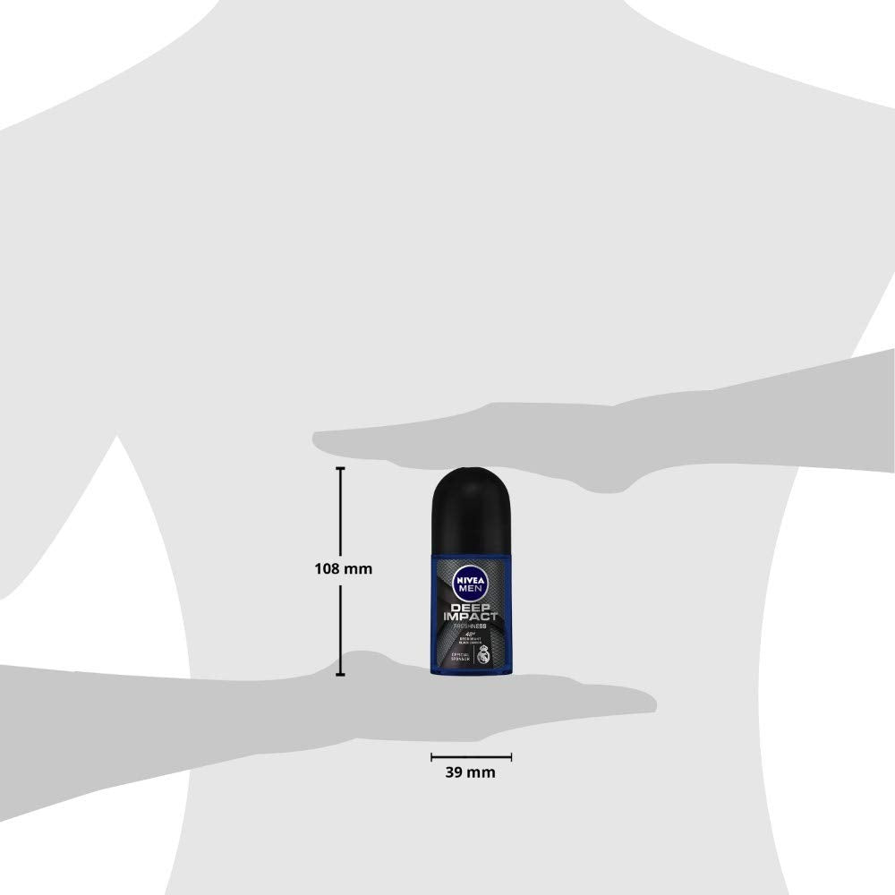 NIVEA MEN Deodorant Roll On, Cool Kick, 50ml