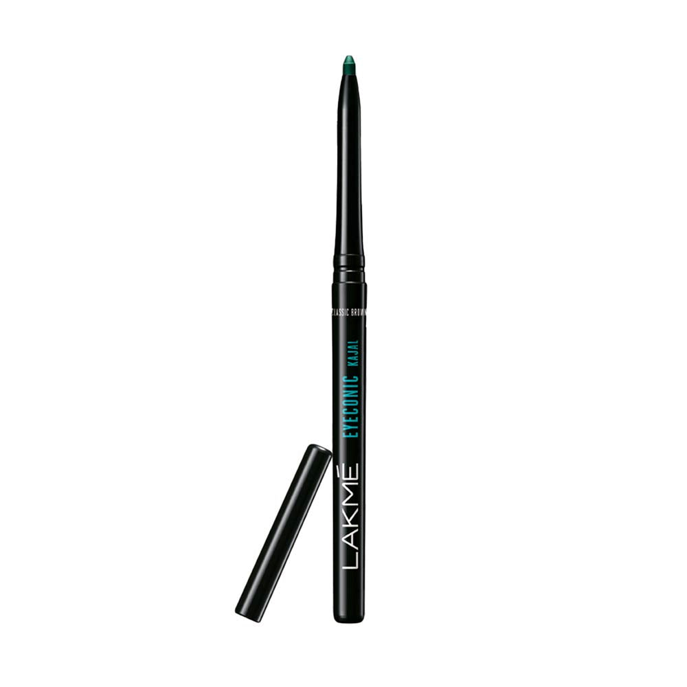 LAKMÉ Eyeconic Black Kajal 0.35 g (Combo Pack of 2) Matte Kohl Liner in a Twist Up Pencil - Waterproof, Smudge Proof & Long Lasting Eye Makeup