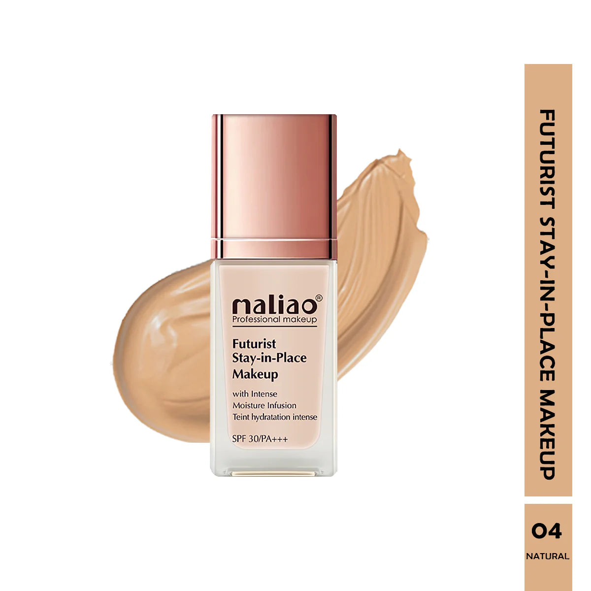 Maliao Futurist Stay-In-Place Makeup SPF 30 PA+++ (Full Coverage, Intense Moisture Infusion,Tint Moisturizer,Tint Hydration, All Skin Types)
