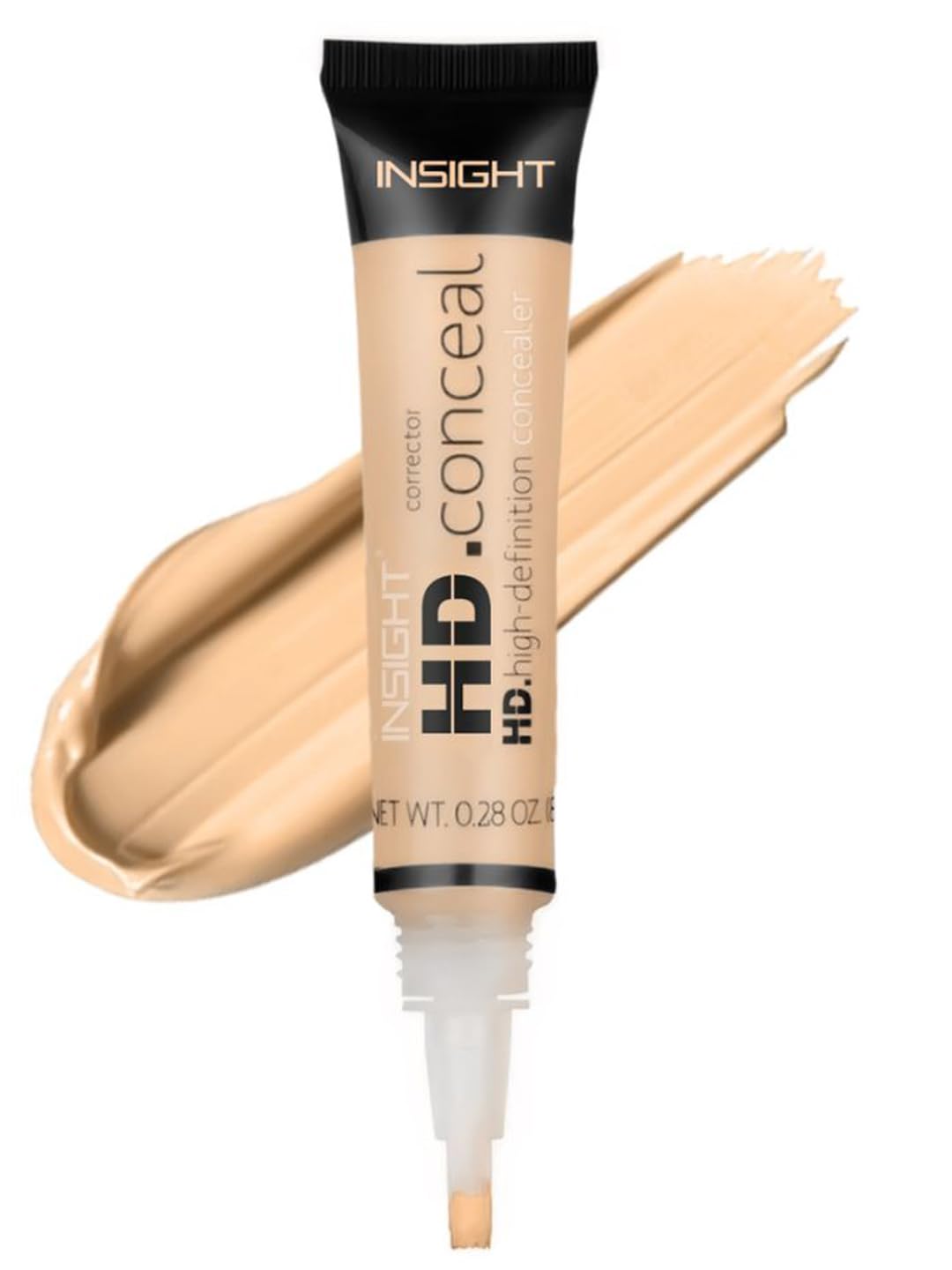 INSIGHT Hd Cream Natural Full Coverage Concealer For Normal Skin Type, Golden Sand-04