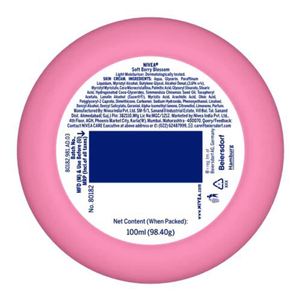 NIVEA Soft Light Moisturizer, 300 ml, for Face, Hand & Body, Non-Greasy Cream with Vitamin E & Jojoba Oil for Instant Hydration