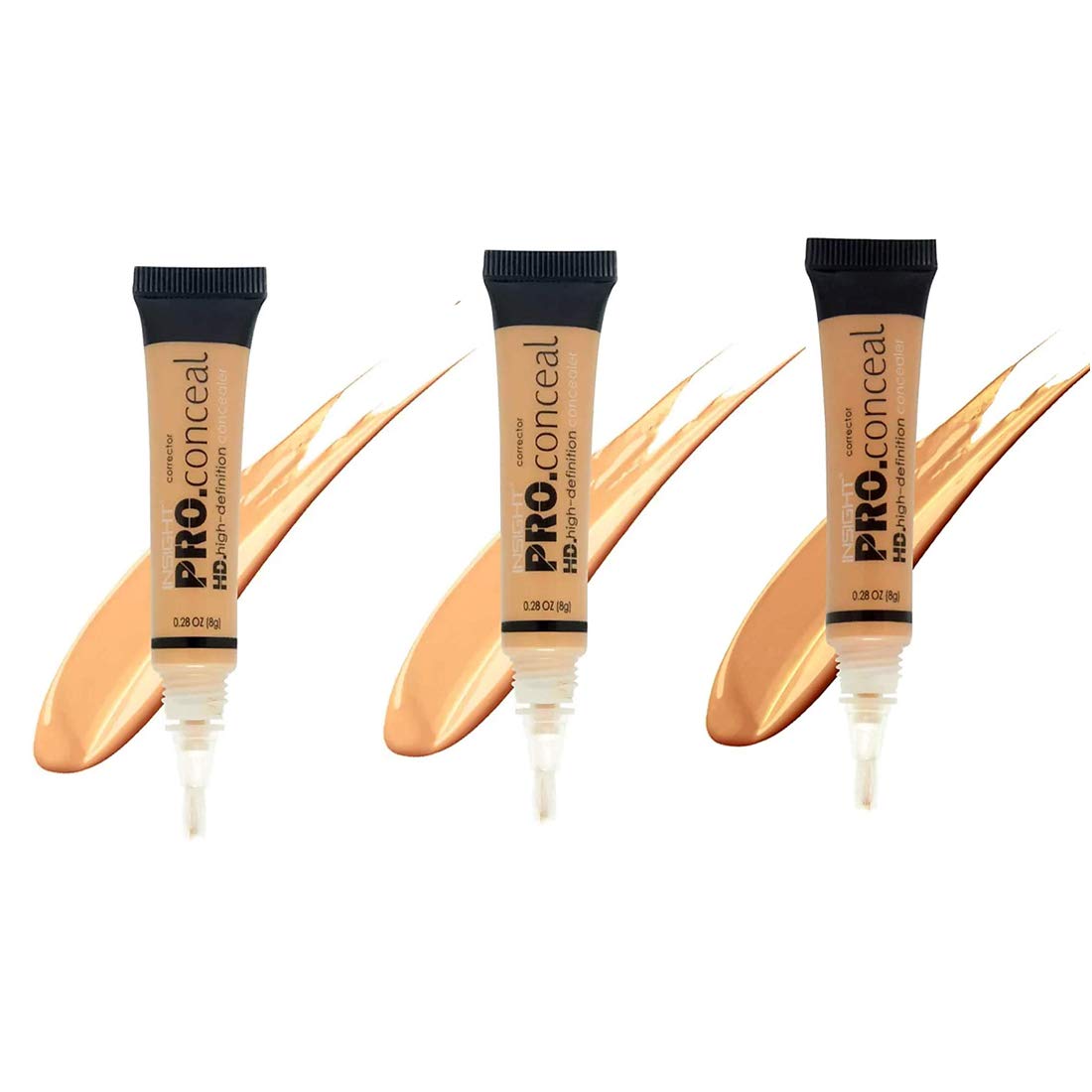 INSIGHT Hd Cream Natural Full Coverage Concealer For Normal Skin Type, Golden Sand-04