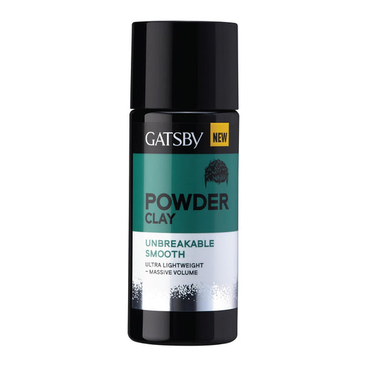 Gatsby Japan Hair Volumizing Powder Clay - 20g | Unbreakable Smooth | Ultra Lightweight & Massive Volume | Matte Finish Hair Wax for Men | Super Strong Hold | Quick & Easy Hair Styling